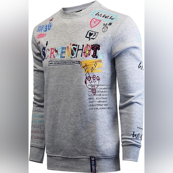 COPY - New Mens Live Graffiti Artist Fleece Sweater Multiple Sizes - Picture 1 of 4